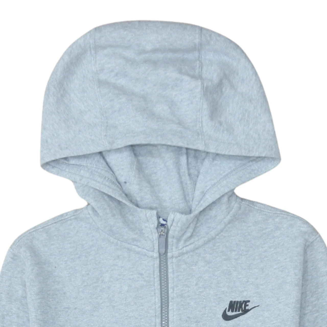 Nike Boys Grey Colourblock Full Zip Hoodie XL 13-15 Years Fleece - Image 8
