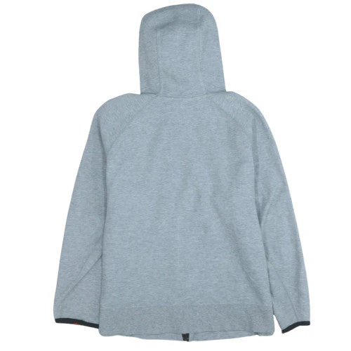 Nike Boys Grey Full Zip Hoodie XL 13-15 Years Fleece Hooded Sweatshirt - Image 4
