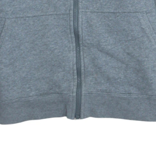 Nike Boys Grey Full Zip Hoodie XL 156-166cm Standard Fit Fleece - Image 7