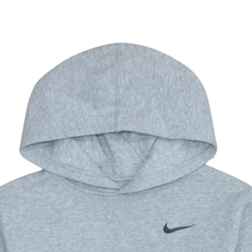 Nike Boys Grey Pullover Hoodie L 12-13 Years Fleece Sweatshirt - Image 8