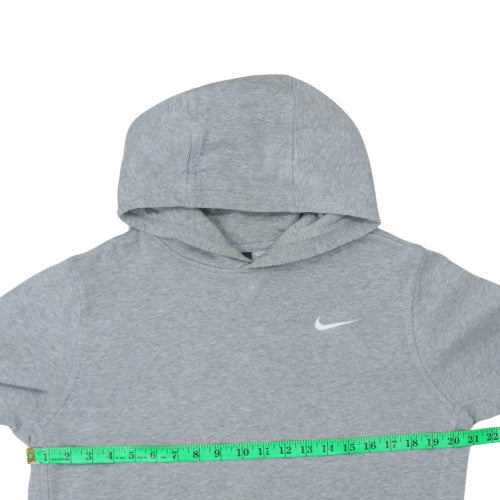 Nike Boys Grey Pullover Hoodie XL 13-15 Years Fleece Lined Sweatshirt - Image 2