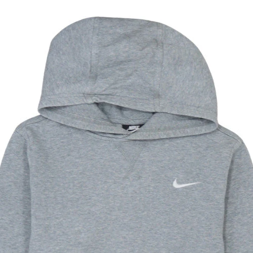 Nike Boys Grey Pullover Hoodie XL 13-15 Years Fleece Sweatshirt - Image 6