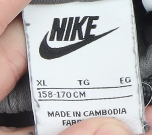 Nike Boys Grey XL Jogger Sweatpants with Drawstring Waist - Image 4