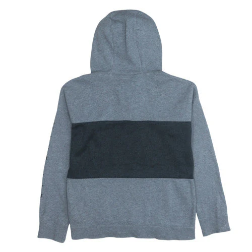 Nike Boys Grey XL Pullover Fleece Hoodie with Red Logo - Image 4