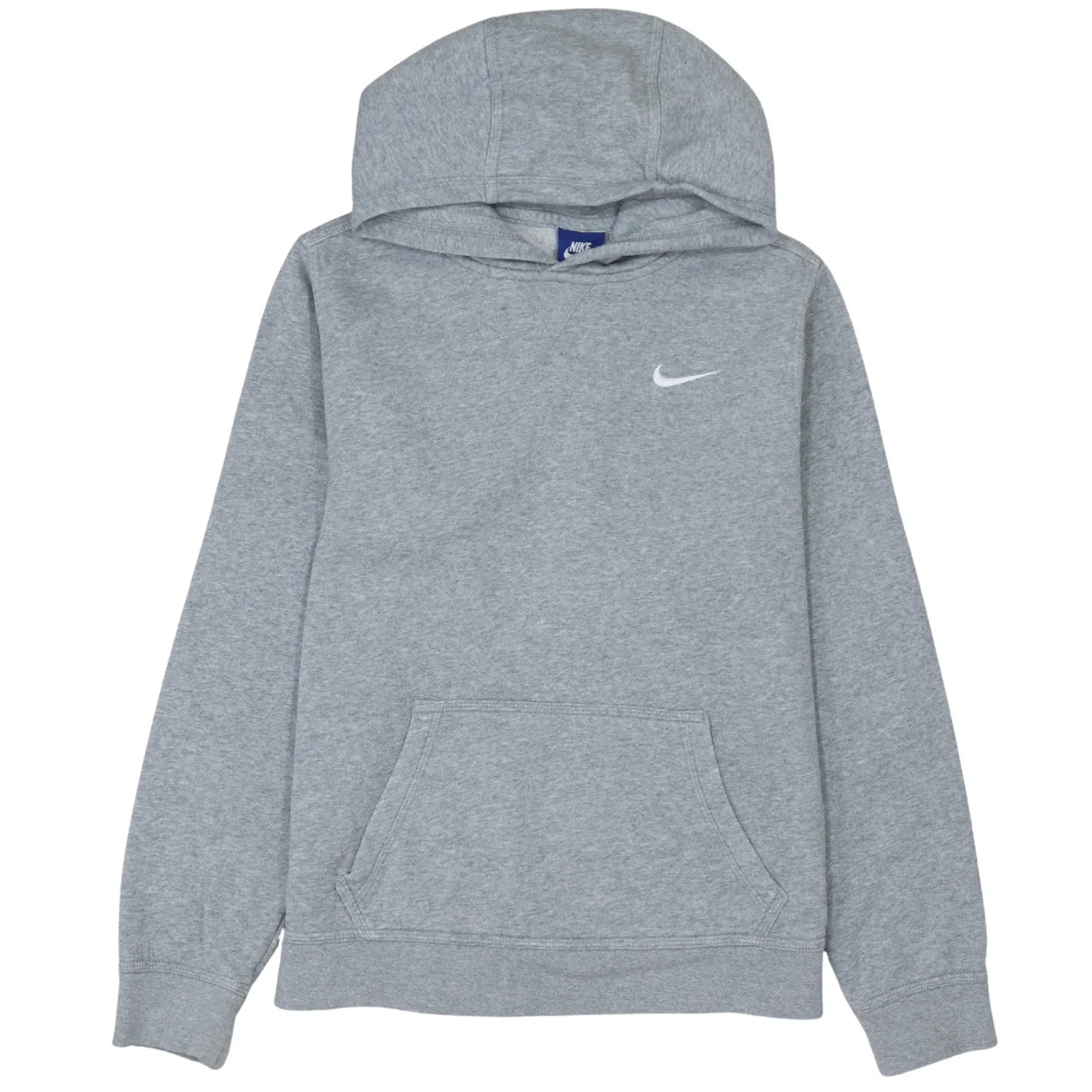 Nike Boys Grey XL Pullover Hoodie Sweatshirt 13-15 Years Fleece Lined