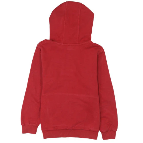 Nike Boys Red Pullover Hoodie Sweatshirt M 13-14 Years Fleece Logo - Image 4