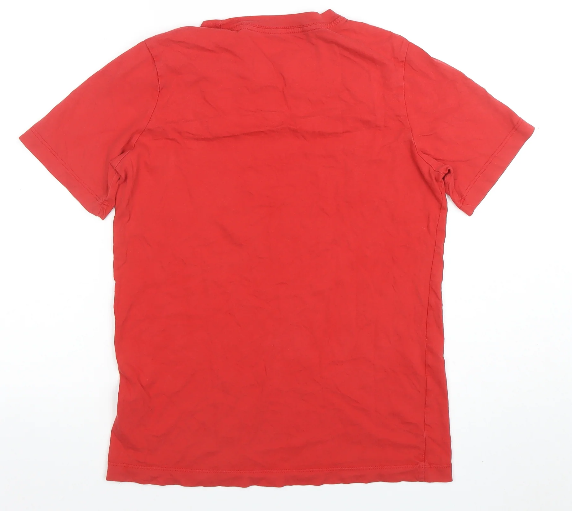 Nike Boys Red XL Short Sleeve Cotton Sports T-Shirt - Image 3
