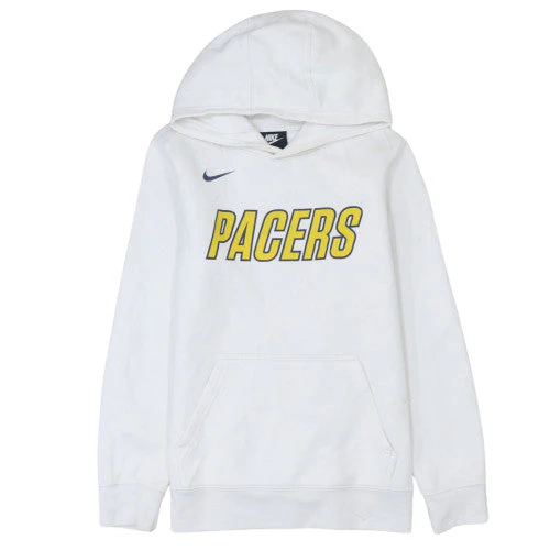 Nike Boys White Pacers Pullover Hoodie Size M 150-160cm Basketball Style