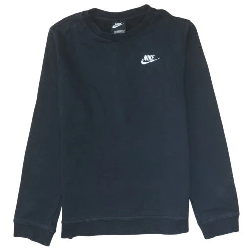 Nike Girls Black XL Fleece Crew Neck Pullover Sweatshirt