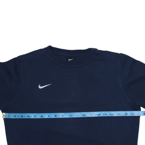 Nike Girls Blue 12-13 Years Pullover Fleece Sweatshirt - Image 2