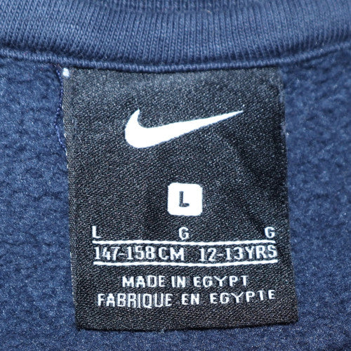 Nike Girls Blue 12-13 Years Pullover Fleece Sweatshirt - Image 5