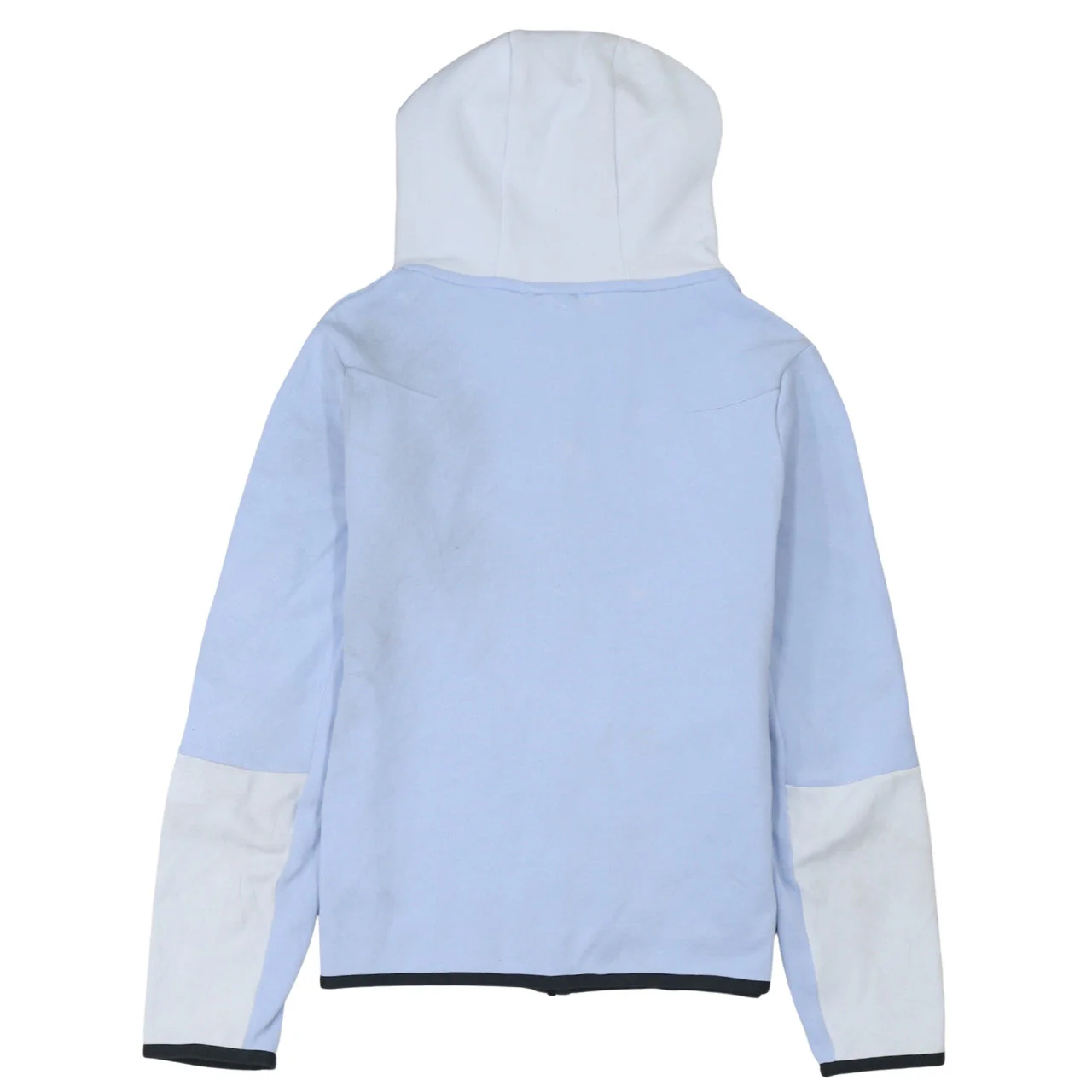 Nike Girls Blue Colourblock Full Zip Hoodie XL - Image 4