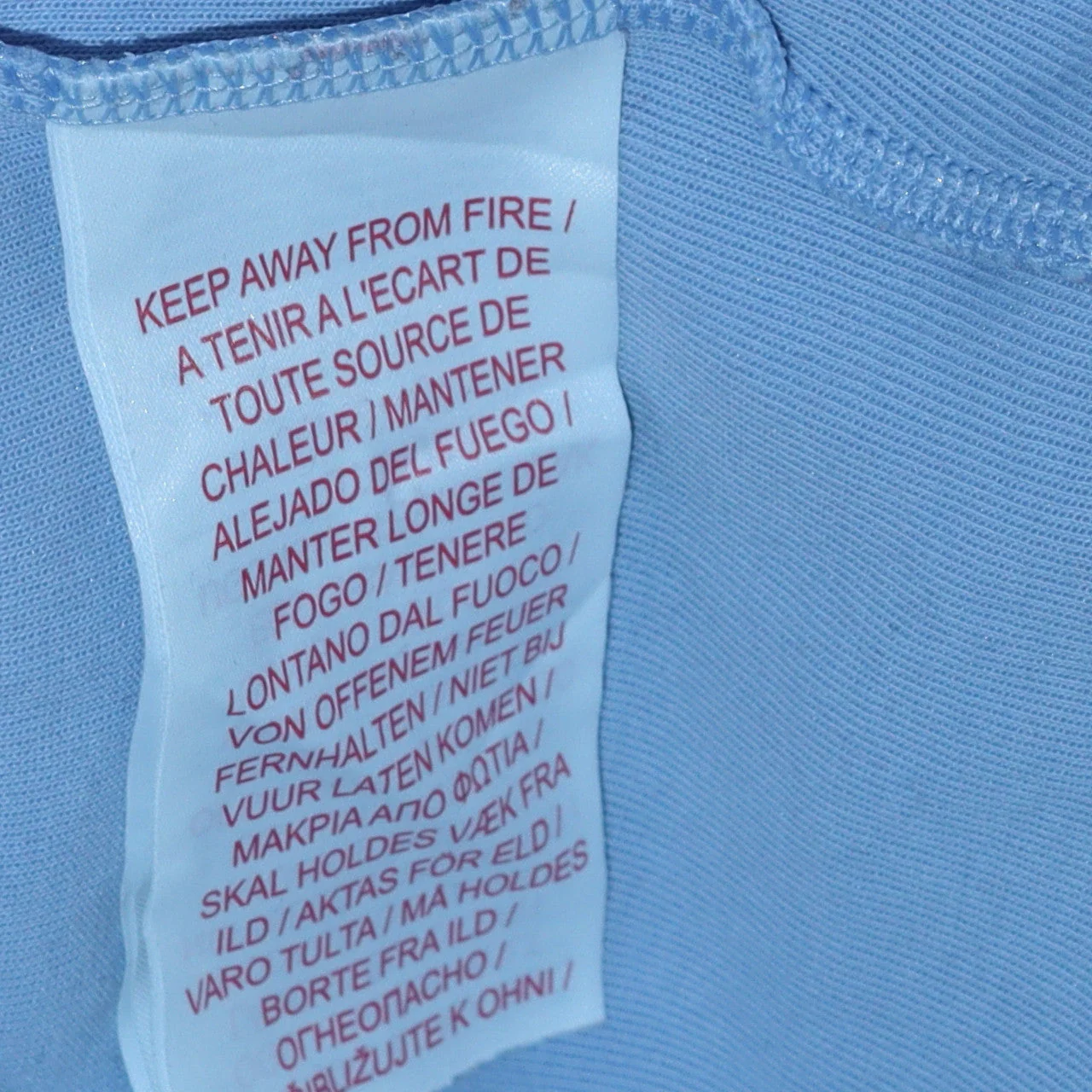 Nike Girls Blue Colourblock Full Zip Hoodie XL - Image 6