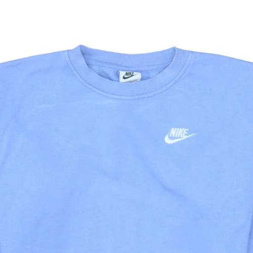 Nike Girls Blue Crew Neck Fleece Sweatshirt Size 146 G - Image 7