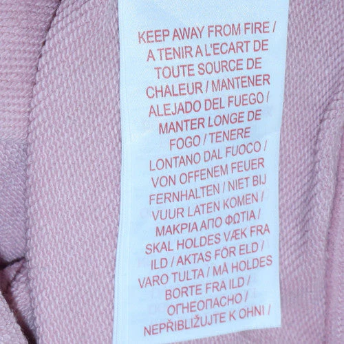 Nike Girls Pink Crew Neck Sweatshirt XL Graphic Print Pullover - Image 6