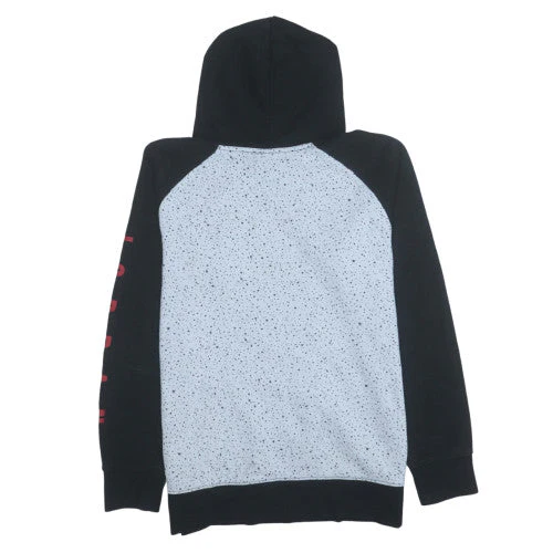 Nike Jordan Boys Black & Grey Long Sleeve Pullover Hoodie - Size M - Image 4