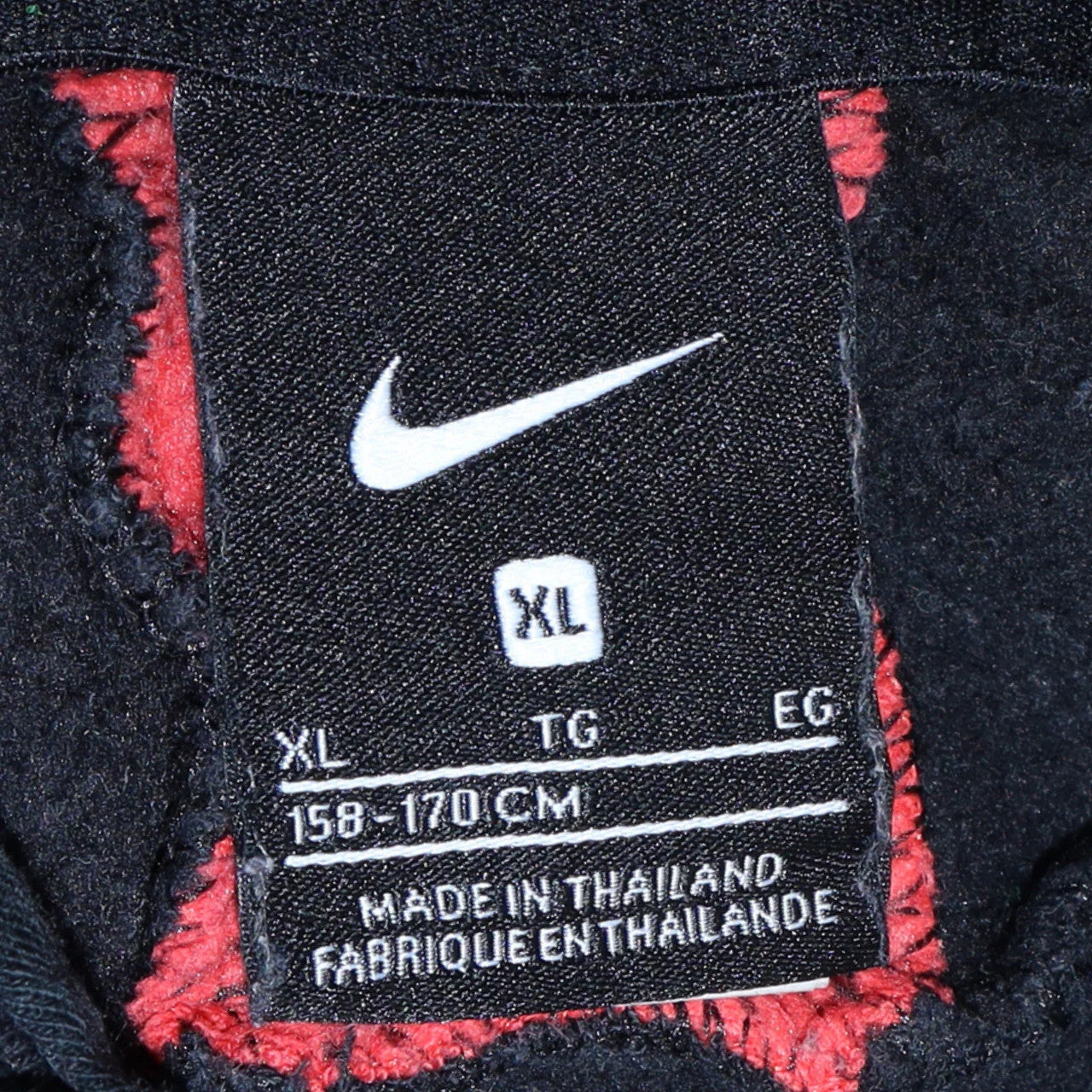 Nike LFC Black XL Teens Pullover Hoodie with Red Logo - Image 6
