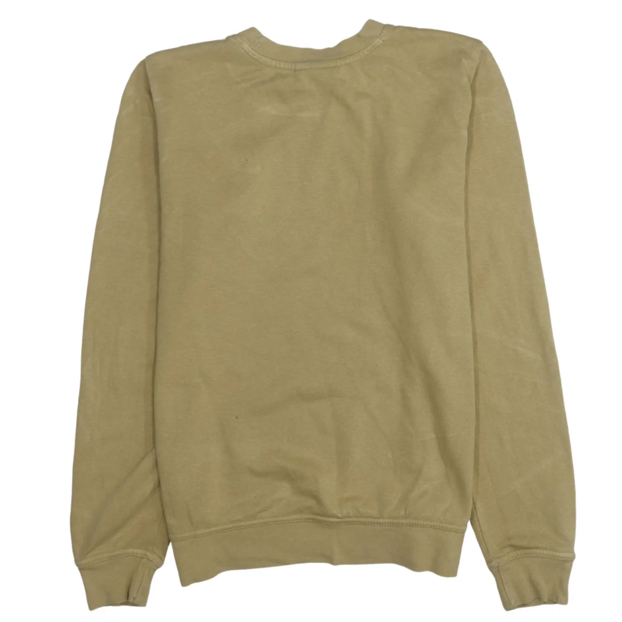 Nike Men Beige Crew Neck Pullover Sweatshirt Small - Image 4
