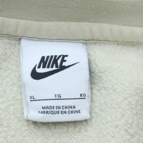 Nike Men Beige XL Pullover Sweatshirt Crew Neck Fleece - Image 6