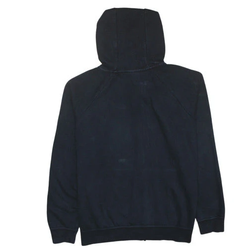 Nike Men Black Full Zip Hoodie L Fleece Sportswear - Image 4