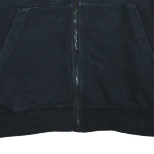 Nike Men Black Full Zip Hoodie L Fleece Sportswear - Image 8
