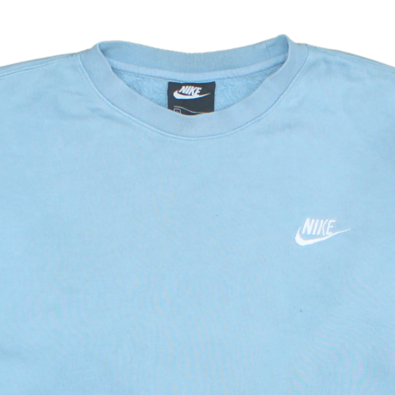 Nike Men Blue Crew Neck Pullover Sweatshirt S Regular Fit - Image 8