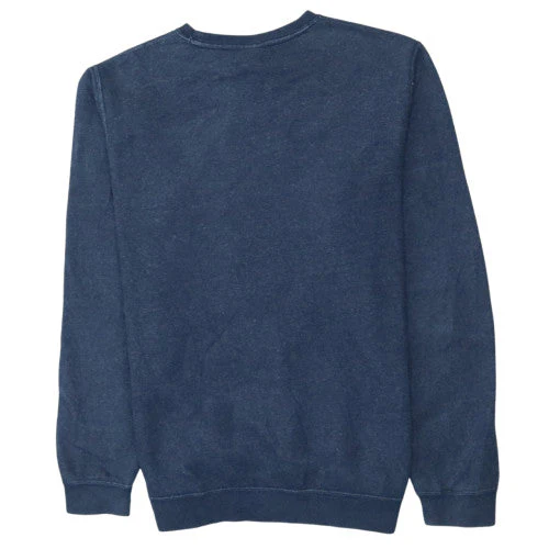 Nike Men Blue Crew Neck Pullover Sweatshirt Size M - Image 4