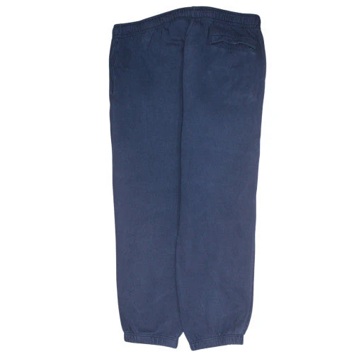 Nike Men Blue Fleece Sweatpants XL Regular Fit Casual Trousers - Image 4