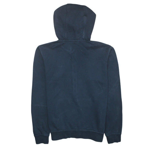 Nike Men Blue Full Zip Fleece Hoodie M Regular Fit Sports Style - Image 4