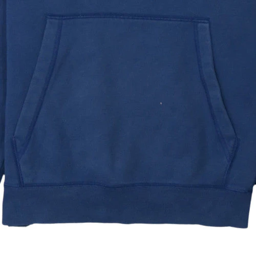 Nike Men Blue Pullover Hoodie Small Fleece Graphic Sportswear - Image 8
