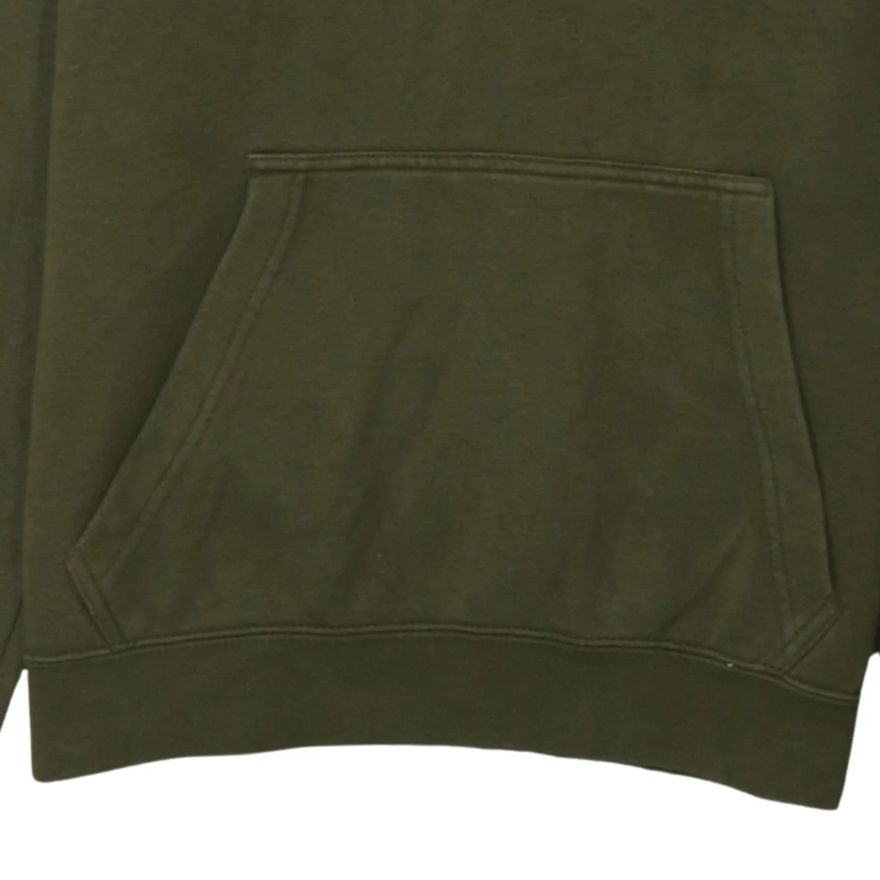 Nike Men Green Pullover Hoodie Small Regular Fit Fleece Sweatshirt - Image 7