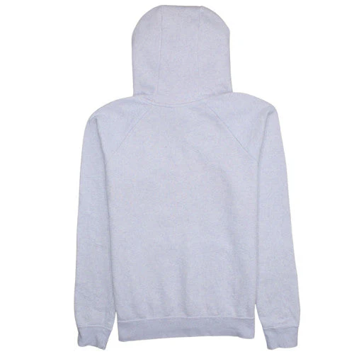 Nike Men Grey Pullover Hoodie M Regular Fit Fleece Sportswear - Image 4