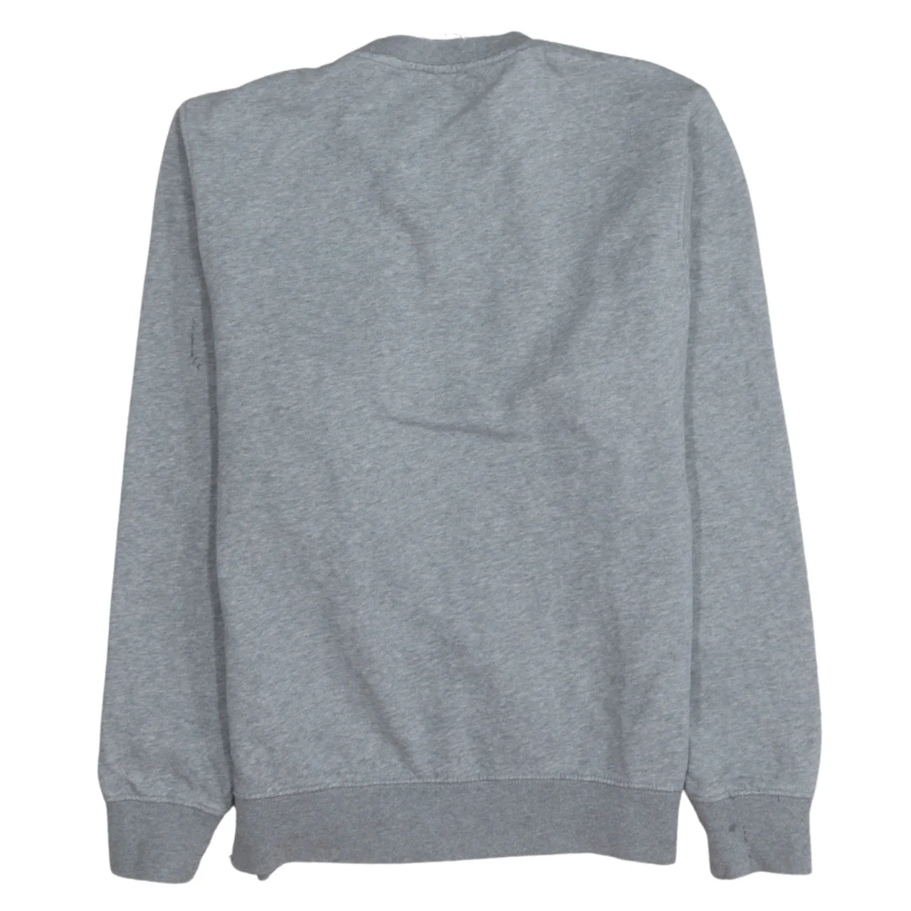 Nike Men Grey Small Pullover Crew Neck Sweatshirt Logo Sportswear - Image 4