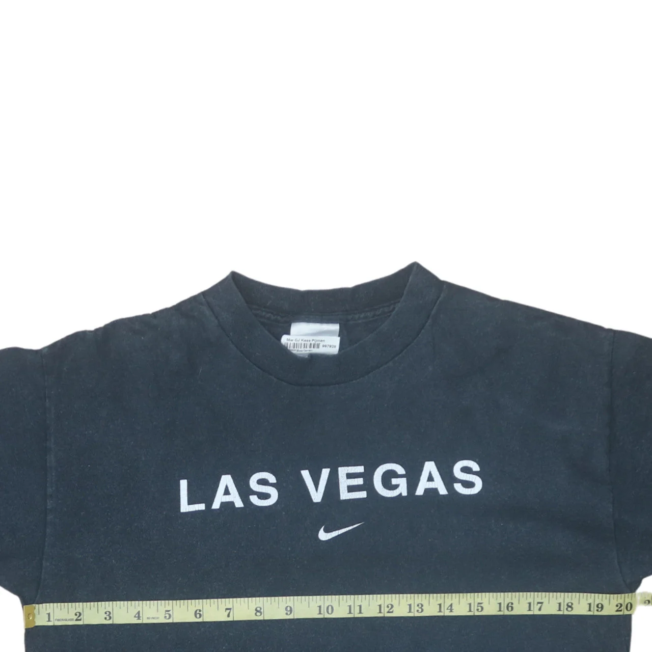 Nike Men’s Black Las Vegas Graphic Regular Fit Short Sleeve T-Shirt M - Image 2