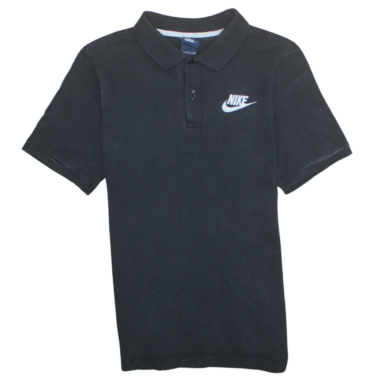 Nike Men’s Black Polo Shirt Size S Cotton Regular Fit