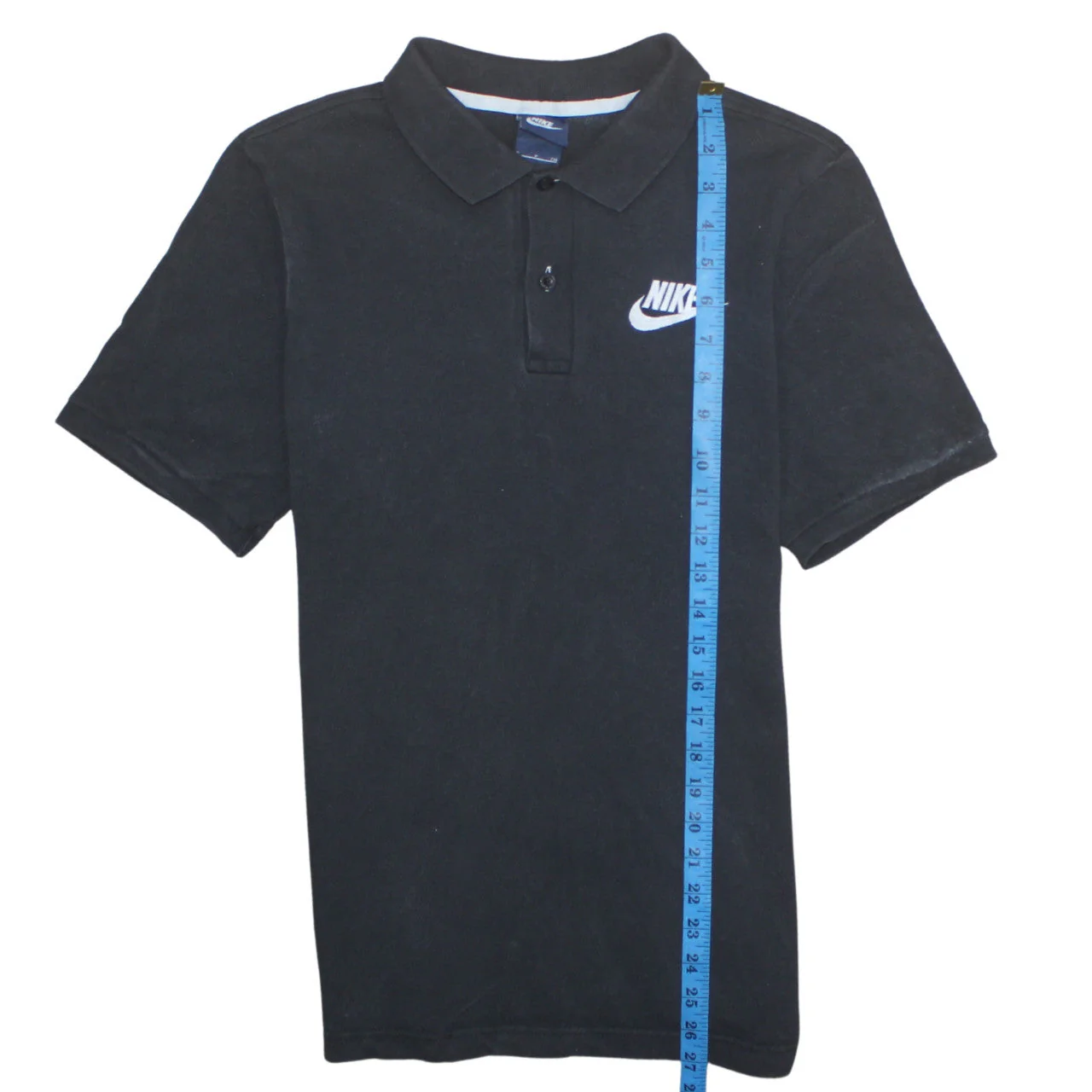 Nike Men’s Black Polo Shirt Size S Cotton Regular Fit - Image 2