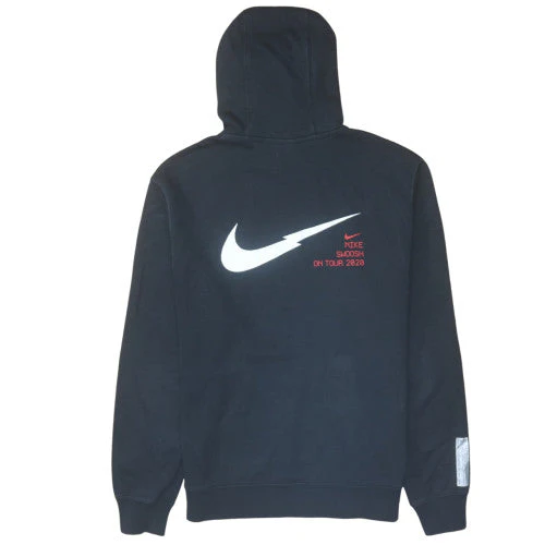 Nike Men’s Black Pullover Hoodie M Logo Fleece Sportswear - Image 4