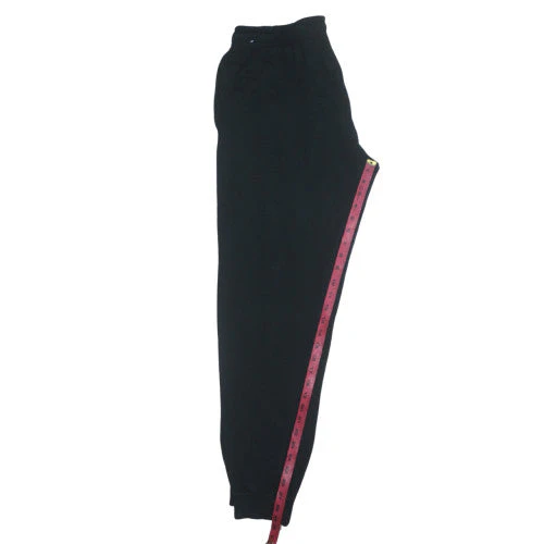 Nike Men’s Black Sweatpants M Regular Fit Tapered Fleece - Image 2