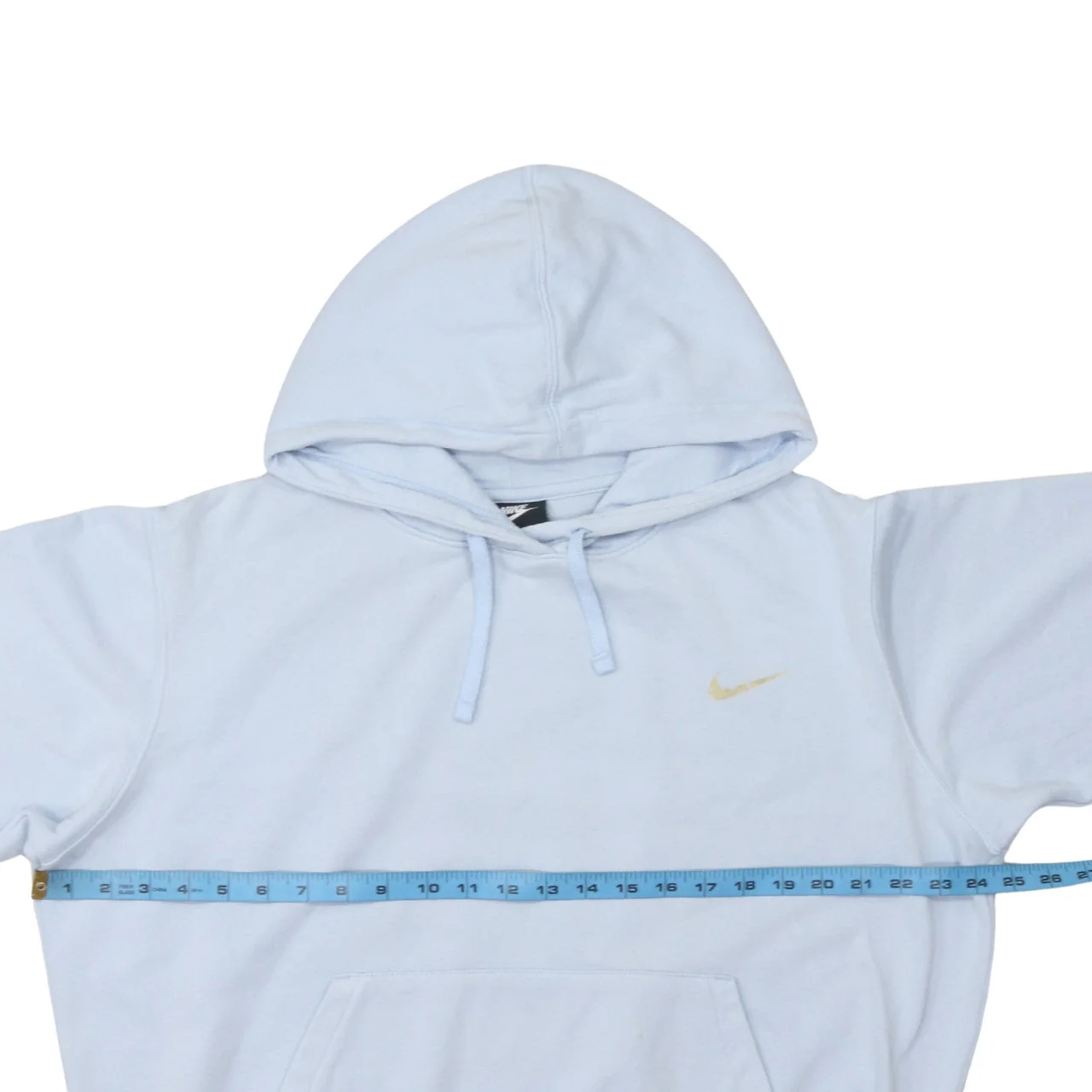 Nike Men’s Blue Pullover Hoodie M Regular Fit Logo Sportswear - Image 2