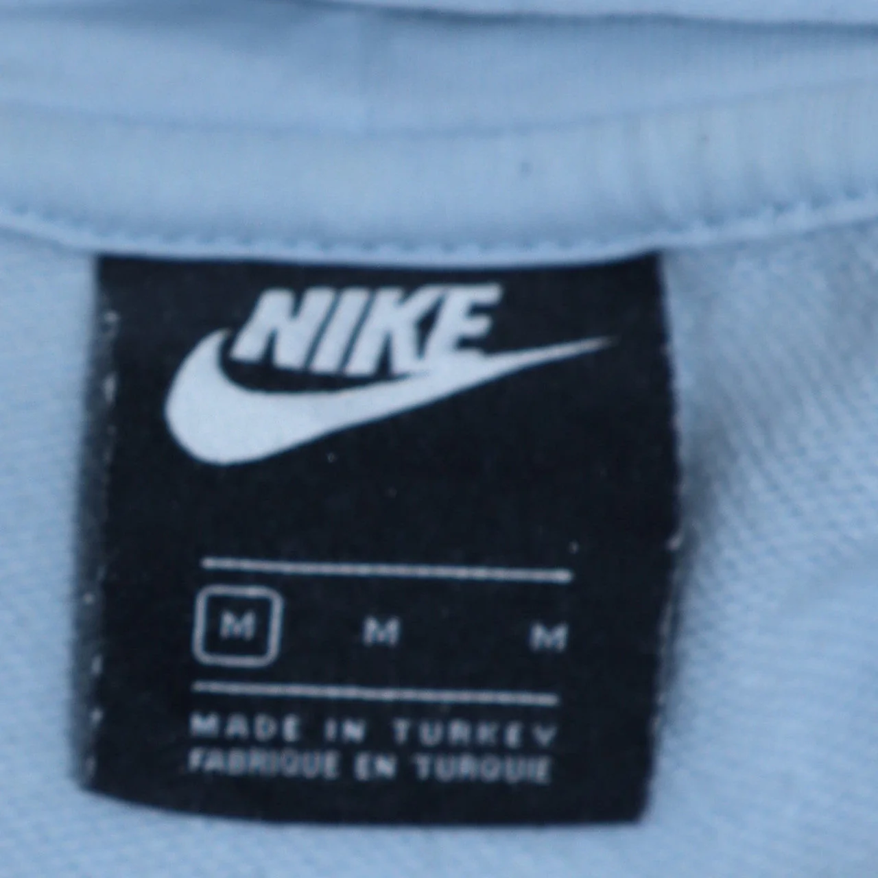Nike Men’s Blue Pullover Hoodie M Regular Fit Logo Sportswear - Image 5