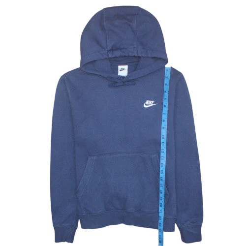 Nike Men’s Blue Pullover Hoodie S Regular Fit Fleece Sportswear - Image 3