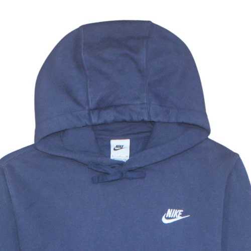 Nike Men’s Blue Pullover Hoodie S Regular Fit Fleece Sportswear - Image 7