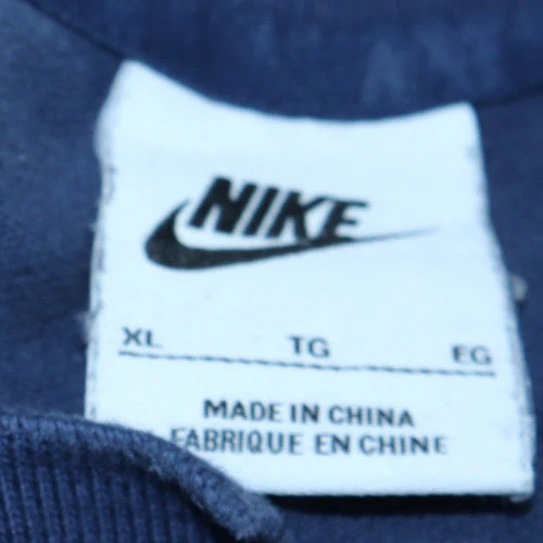 Nike Men’s Blue XL Cotton Polo Shirt Short Sleeve Regular Fit - Image 5