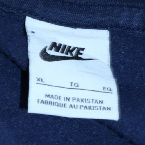 Nike Men’s Blue XL Pullover Hoodie Fleece Logo Sportswear - Image 6