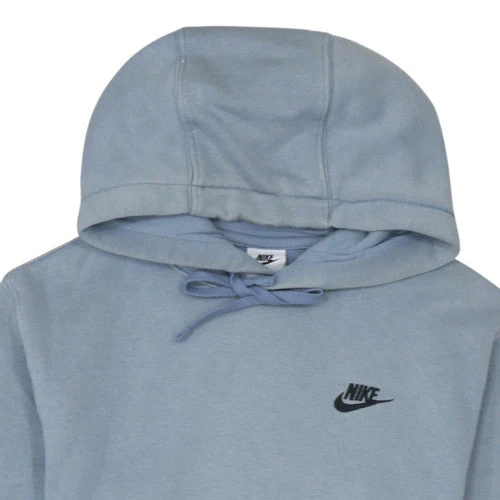 Nike Men’s Blue XS Pullover Hoodie Fleece Logo Sportswear - Image 8