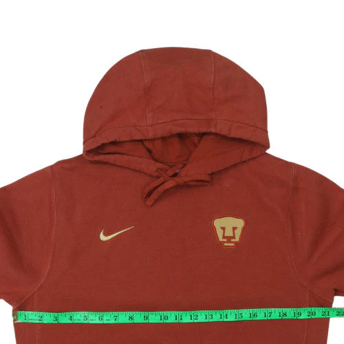 Nike Men’s Brown Pullover Hoodie Small Pumas Sports Fleece - Image 2