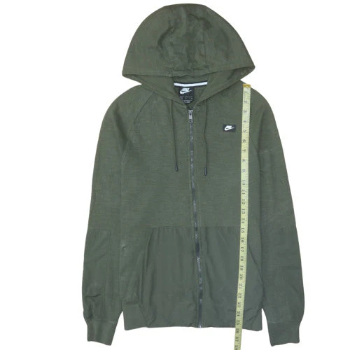 Nike Men’s Green Full Zip Hoodie Size S Regular Fit - Image 3
