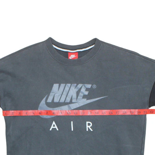 Nike Men’s Grey Air Logo Pullover Sweatshirt Size M - Image 3