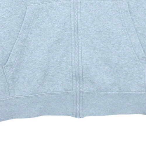 Nike Men’s Grey Full Zip Hoodie M Regular Fit Casual Sportswear - Image 8