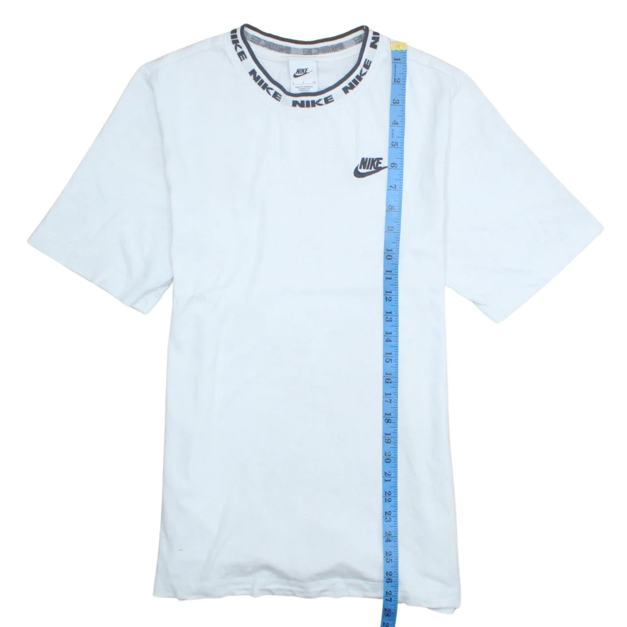Nike Men’s White Cotton Crew Neck Short Sleeve Sports T-Shirt Size S - Image 2
